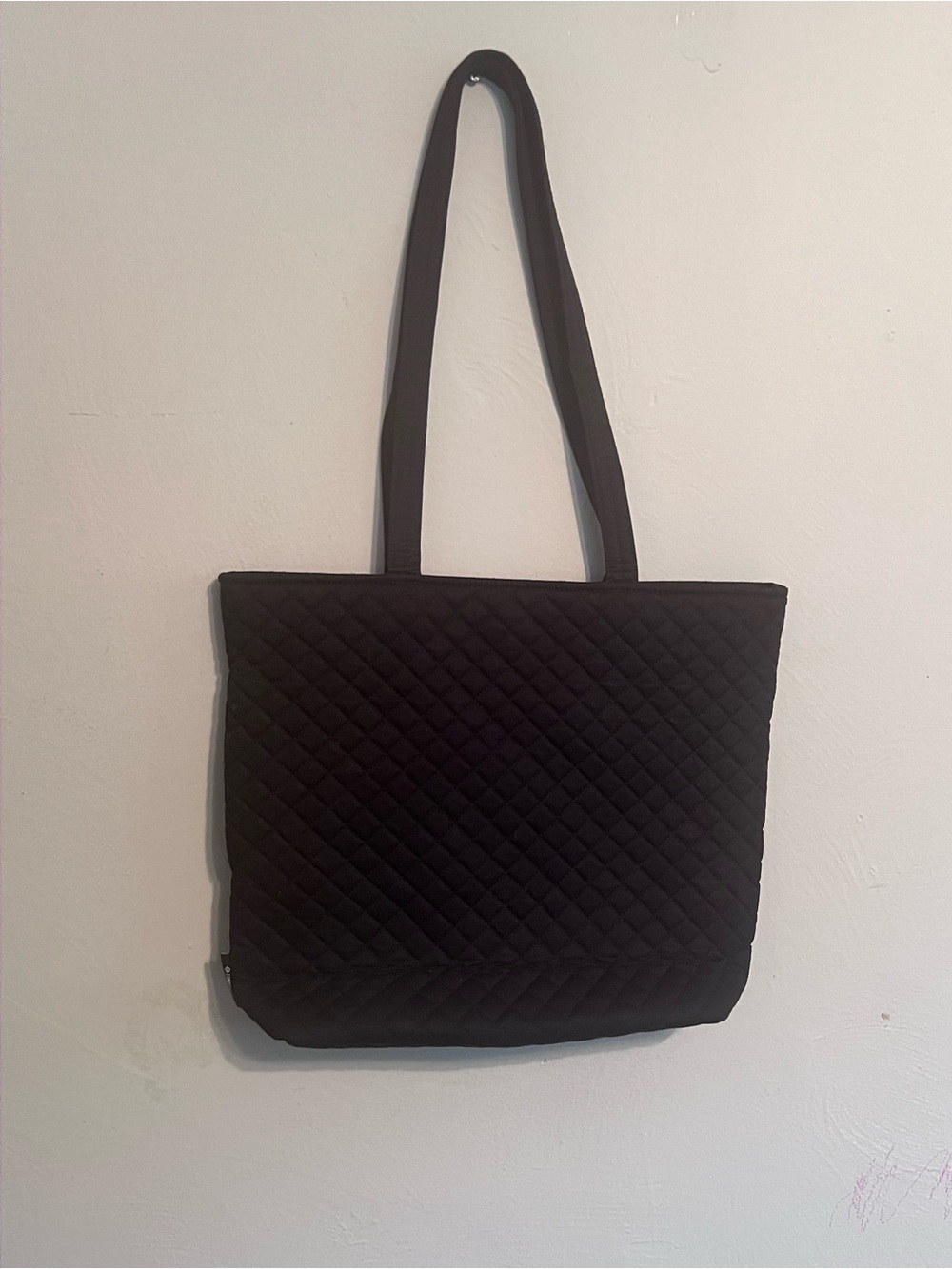 Vera Bradley Quilted Black Tote